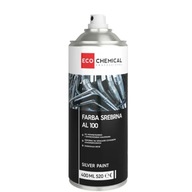 HLINÍKOVÁ FARBA STRIEBORNÁ FARBA AEROSOL v spreji 0,4L 400ml NA KOVOVÉ RÁFKY