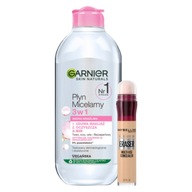 Sada: Maybelline Eraser korektor pod oči, Garnier 3-v-1 micelárny fluid