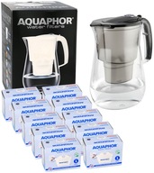 Filtračná kanvica na vodu Aquaphor Onyx 4,2 l BLACK TRITAN + 10 FILTROV veľká