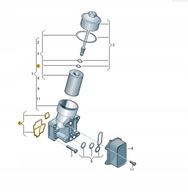 SADA TESNENIA PRE OLEJOVÝ FILTER AUDI VW 03L198441