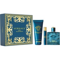 VERSACE Eros set toaletná voda x2 + sprchový gél 150ml