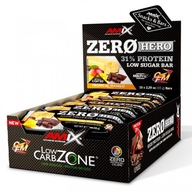 Amix Zero Hero proteínové tyčinky 15 ks, 1g cukor/tyčinka