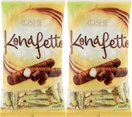 Roshen cukríky Konafetto Bianco TUBES 1 kg x2