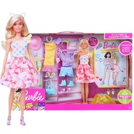 Šatníková skriňa Šatníková súprava BARBIE Sweet Match Dress Up Set Bábika + Oblečenie + Topánky