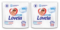 LOVELA Baby Laundry Capsules Biela farba 2x23 ks