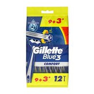 Gillette Blue 3 Comfort jednorazový holiaci strojček 12 ks.