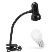 Stolná lampa s klipom LARGE + 6W LED E27 ŽIAROVKA