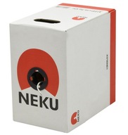 NEKU Kábel Twisted pair UTP cat.5e drôt 100% meď 305m