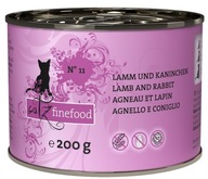 Catz Finefood N.11 s jahňacím a králikom 800 g