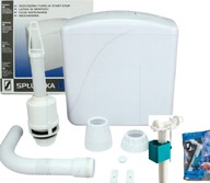 Splachovanie WC, nízka splachovacia nádrž + Plniaci ventil + Vypúšťací ventil PL