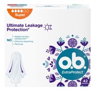 O.B. Tampóny Extraprotect super 42 ks.