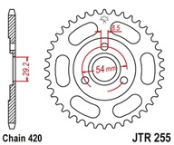 Zadné ozubené koleso Jt 255 35 Z 50 Monkey 25535 Jt 520 £