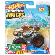 HOT WHEELS MONSTER TRUCK BEAR DEVIL AUTO VOZIDLO