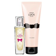 Avon set LUCK parfémovaná voda 30ml + telové mlieko