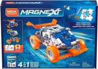 ZÁVODNÉ VOZIDLO MEGA CONSTRUX MAGNEXT 4V1 (BLOKY)