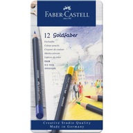 FABER CASTELL GOLDFABER pastelky ceruzkové 12 ks