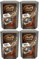 4x200g LINDT Lindor pralinky extra tmavé 60%