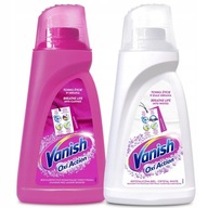 VANISH FABRIC FABRIC SADA Odstraňovač škvŕn MIX OXI ACTION BIELA ​​RUŽOVÁ 2x1L