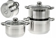 VEĽKÉ hrnce POTS Set 3x hrniec INDUKCIA PLYNU