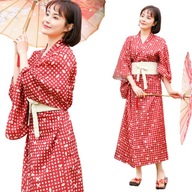 JAPONSKÝ OUTFIT PRE ŽENY JAPONSKÉ KIMONO JEDNORÁZOVÝ KARNEVAL HALLOWEEN XL