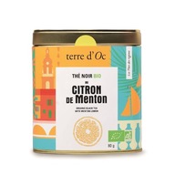 ČIERNY ČAJ S CITRONOM S MENTON BIO 80 g - TERRE D'OC TERRE D'OC