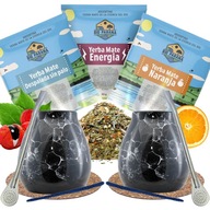 Yerba Mate Green Matero bombilla set PRE DVOCH