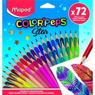 Trojuholníkové pastelky Maped Colorpeps 72 farieb