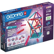 MAGNETICKÉ BLOKY GEOMAG 60 PRVKOV GEO-536G KREATÍVNE UČENIE PRE 3 ROKY