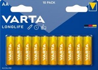 VARTA LONGLIFE BATTERY AA LR6 R6 alkalická