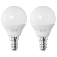 IKEA SOLHETTA LED žiarovka E14 470 lumenov 2 ks.