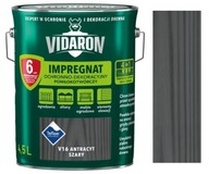 VIDARON WOOD IMPREGNANT 4,5L ANTRACITOVÁ SIVÁ