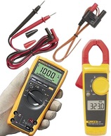 Digitálny multimeter + klešťový merač Meranie prúdu a napätia 600VFluke