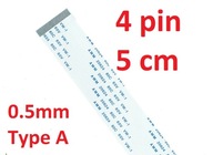 Flex páska FPC FFC VW-1 AWM 20624 80C 60V 5cm 4pin