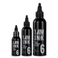 I AM INK 6 - BLACK TATTOO FAR / TETOVANIE Čierny atrament, pigment, 50 ml