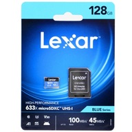 PAMÄŤOVÁ KARTA Lexar 128GB microSDXC High-Performance 633x UHS-I s adaptérom