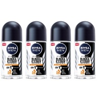 NIVEA pánsky antiperspirant Black&White 4x50ML