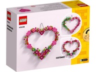 LEGO Classic 40638 Ozdoba srdca na Deň žien 19x20 cm 254 kociek 9+