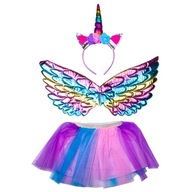 OUTFIT KOSTÝM JEDNOROŽCA SUKŇA PEGASUS TUTU