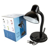 Jednoduchá stolná lampa čierna E27 SOFI FN004 INQ