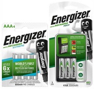 NABÍJAČKA ENERGIE + BATÉRIE AA R6 + AAA R3