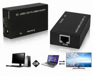 EXTENDER HDMI predlžovací kábel IR diaľkové ovládanie 60m RJ45