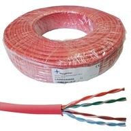 Telegartner UTP Cat.5e Twisted Strand Red 100m