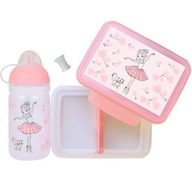 Set Zdravá fľaša na vodu + Balerínka Lunch Box 0,5L