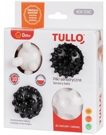 TULLO BALLS SENZORY BALLS ČIERNA A BIELE NA MASÁŽ 4KS 461