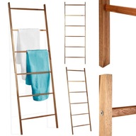 Rebrík Vešiak na uteráky do kúpeľne drevený
