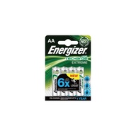 4x AA R6 dobíjacie batérie 2300mAh Energizer batérie blister 4ks EXTREME