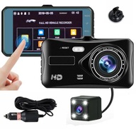 HD Touch Car DVR s 2 kamerami