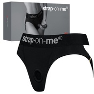 Čierne Strap-On nohavičky/postroj - veľkosť S - pohodlné Strap-on-me