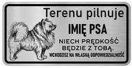 Poznámka Dog Plaque Spitz Meno malého psa