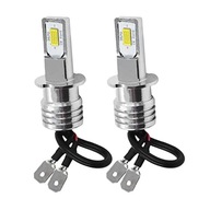 H3 LED ŽIAROVKY 2 SMD 2ks 6000K SUPER BIELA ​​12V